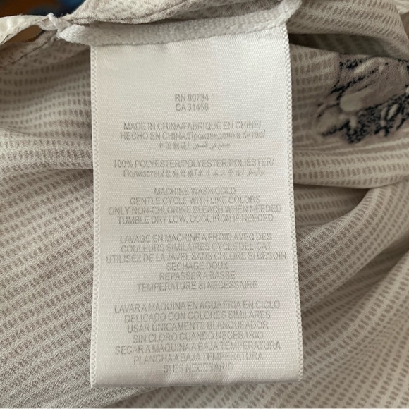 BCBG MaxAzria Fiona Blouse, Oversized, Dolman Sleeves, Size XXS - Picture 12 of 12